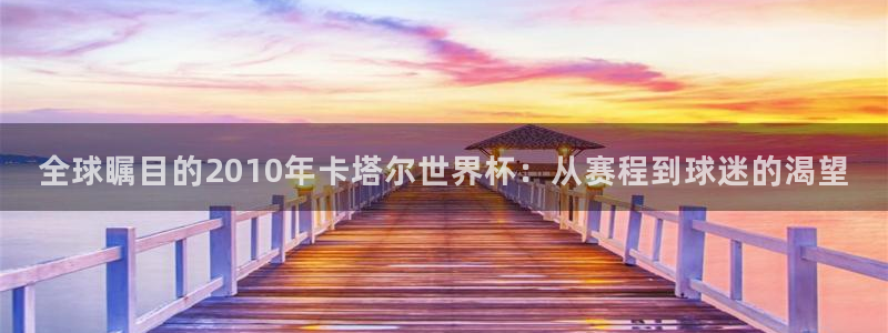 亚洲杯比赛直播：全球瞩目的2010年卡塔尔世界杯：从赛程到球迷的渴望